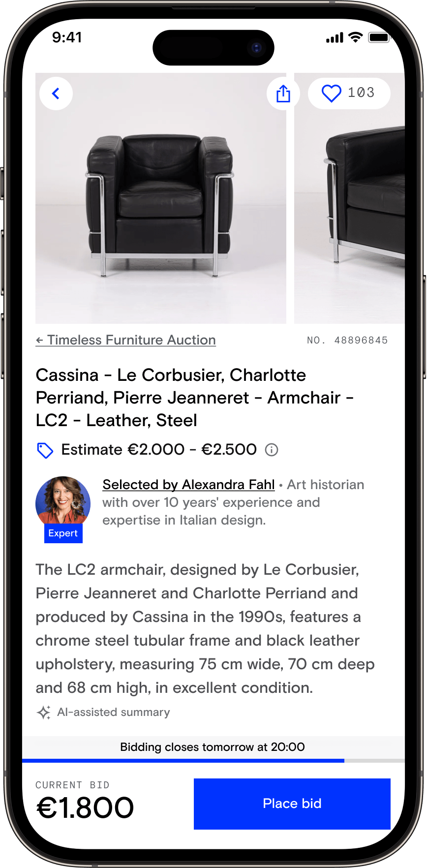 Image gallery after reverting to the original layout following the mobile test results